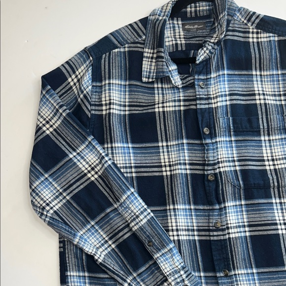 Men's Eddie Bauer Button-Up size Large - Picture 4 of 8